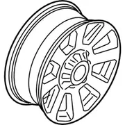 Wheel Rim 20 X 8 Cast Alum - Premium Paint