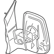 Door Mirror Rear View Head - Right, Back, Outer