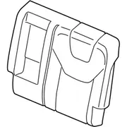 Seat Back Cover - Left, Rear