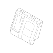 Seat Back Cushion Cover - Left, Rear