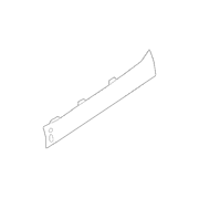 Instrument Panel Molding - Right