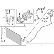 AIR CONDITIONING (A/C) Refrigerant Discharge Hose Tube <br>