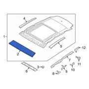 Sunroof Molding Roof Headliner - Front