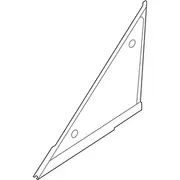 Vent Window Quarter Glass - Left