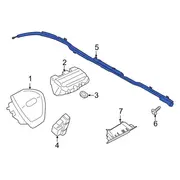 Curtain Air Bag - Right, Front