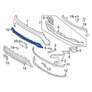 Bumper Cover Molding - Front