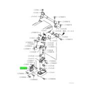 BRACKET,EGR COOLER 1