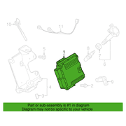 Engine Control Module (ECM) EEC V - FZG2G10521 (DND0) 3.7L (6-MT)