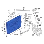Door Interior Trim Panel - Left, Front