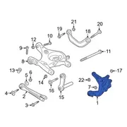 Suspension Knuckle and Bushing - Rear