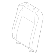 Seat Back Cushion Cover - Left, Rear