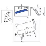 Liftgate Trim Molding