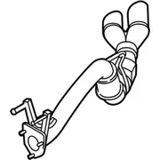 Exhaust Muffler and Pipe <br>A without any Pipes, which are typically universal in fitment