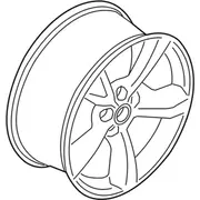 Wheel Rim 8J X 18 Brt Machined
