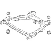 Suspension Subframe Crossmember - Front 3.5L (Police)