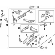 Floor Crossmember - Right, Front