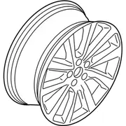 Wheel Rim 20 X 8 Cast