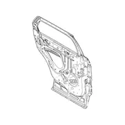 Door Shell Complete Panel - Left, Rear