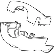Steering Column Cover Shroud - Upper, Lower