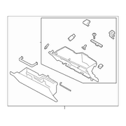 Box Glove Compartment <br>A combination of parts that make up the complete Sandstone