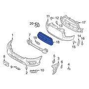 Cover Grille Emblem - Front