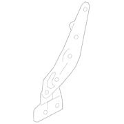 Folding Seat Latch Back - Left, Rear