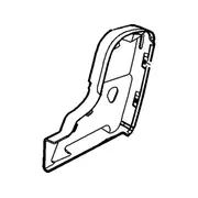 Shield Seat Back Recliner Adjustment Mechanism Cover - Right, Rear, Outer