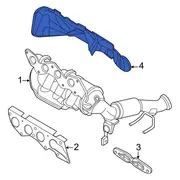 Exhaust Manifold Heat Shield - 2.5L