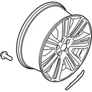 Wheel Rim 19 X 8.5 Prem Painted Alum