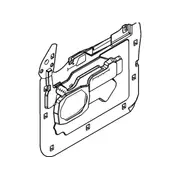 Door Water Deflector Splash Shield - Right, Front