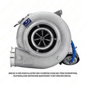 Remanufactured Turbocharger for DD13 EPA10 12L (Coach, B3G)