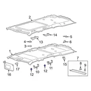 Interior Grab Bar Cap Cover - Right
