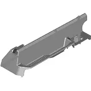 Seat Track Cover - Front, Driver