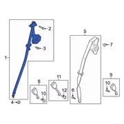 Seat Belt Lap and Shoulder - Left, Front