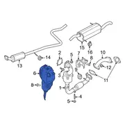 Catalytic Converter Heat Shield Exhaust - 1.0L