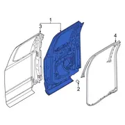 Complete Door Panel - Right, Rear