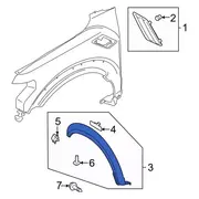 Molding MOULDING - Left, Front, Center (Raptor Series)