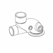 Raw Water Pump Elbow - S60 14L, DDEC IV