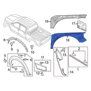 Truck Bed Decal Stripe - Left, Rear, Back