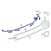 Parking Aid System Wiring Harness Distance Sensor Wire (Limited, Premium)