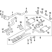 Level 1 Resonator - Passenger 5.0L (Dual Exhaust, GT)