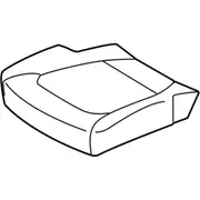 Seat Cover Cushion - Left, Front