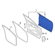Door Outer Panel - Left, Front,
