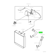 HOSE,RADIATOR,UPR 1