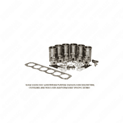 Cylinder Kit with 16.5:1 Compression Ratio, Dome TLC BNTC Liner