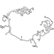 Dual charger Wire Harness - Front, Center
