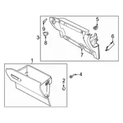 Glove Box Housing Instrument Panel