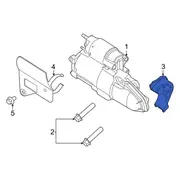 Starter Heat Shield Solenoid Terminal Cover - 3.0L
