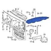 Shield Cover <br>Radiator Support Splash Deflector Air Protect Radiator Side Extension Under