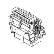 Air Vent Duct Conditioning (A/C) Evaporator Core Case - Inlet
